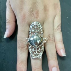 Sterling silver Armor Ring 