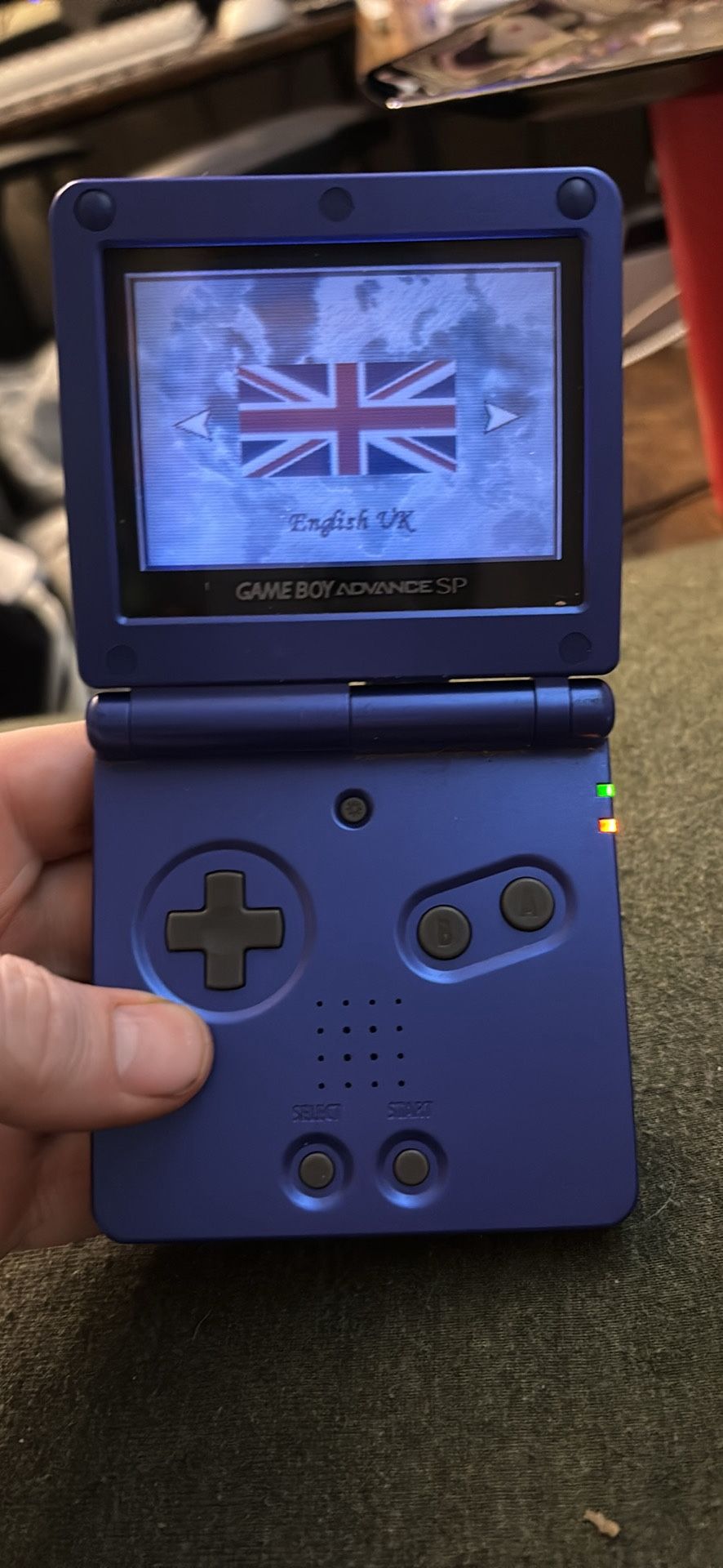 Gameboy Advanced Sp With Backlight.