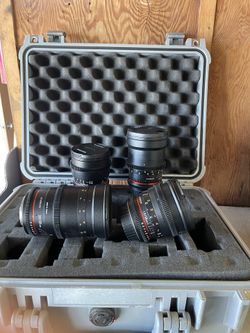 Rokinon 35mm, 50mm, 85mm, 135mm Lens