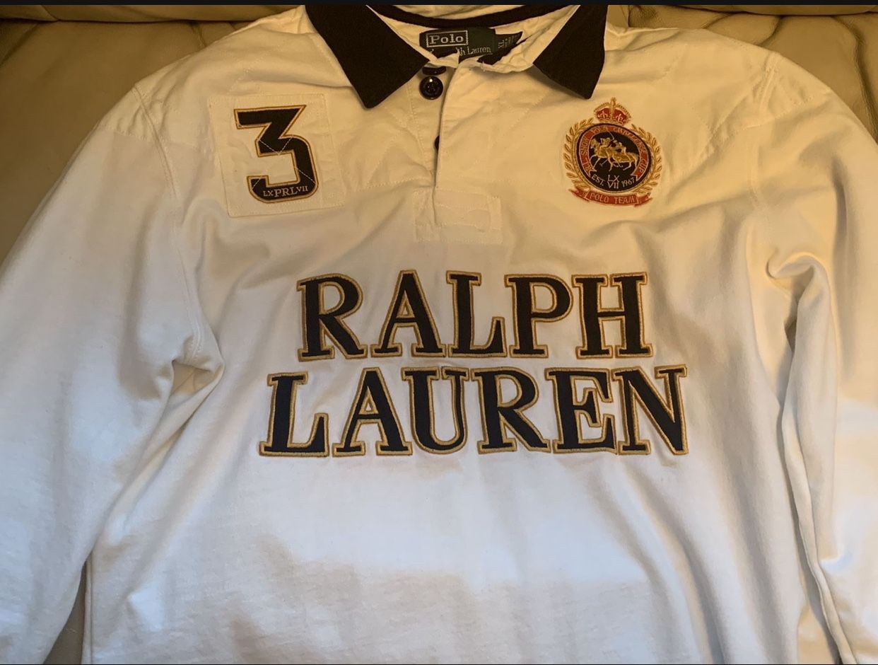 Ralph Lauren Embroidered Rugby Shirt- Custom Tailored Modern Slim Fit