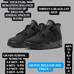 Black Cat Jordan 4 