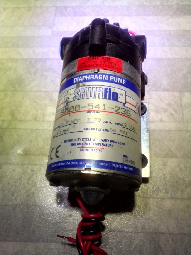RV Water Pump Shurflo