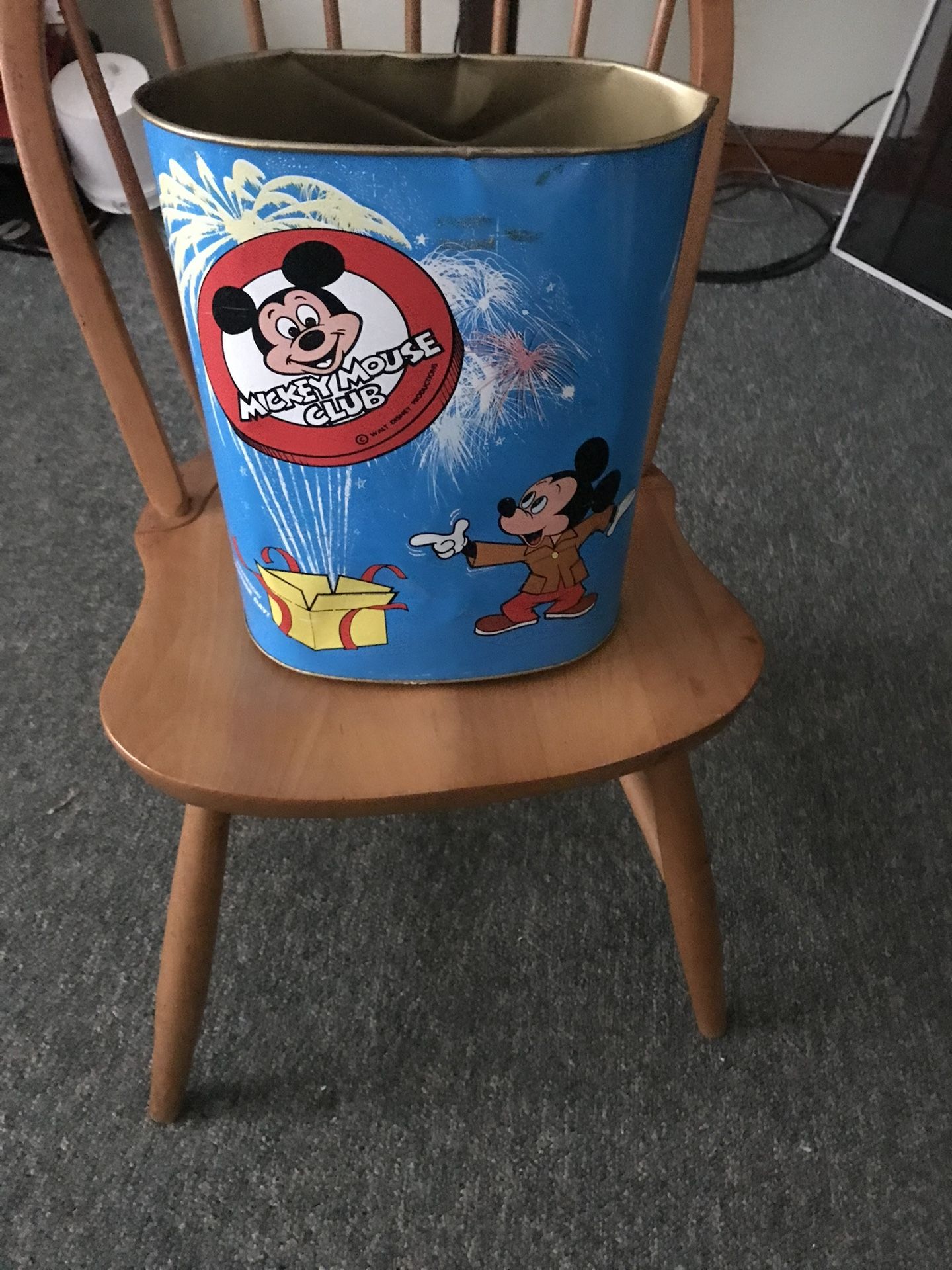 Mickey Mouse Trash Can 