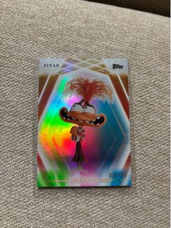 2026 Topps Disney Neon ANXIETY (169) Numbered 032/150