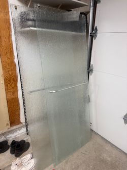 SET Shower door glass only 72x29
