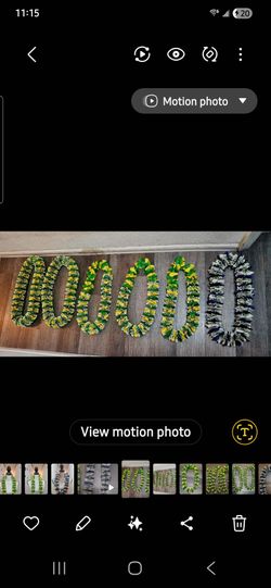 Graduation leis