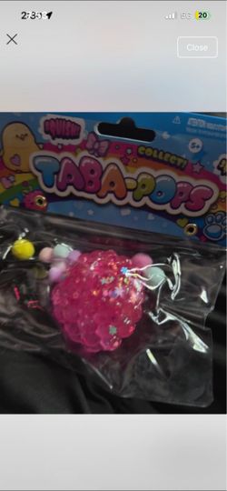 Taba-Pops Squishy Collectible Raspberry