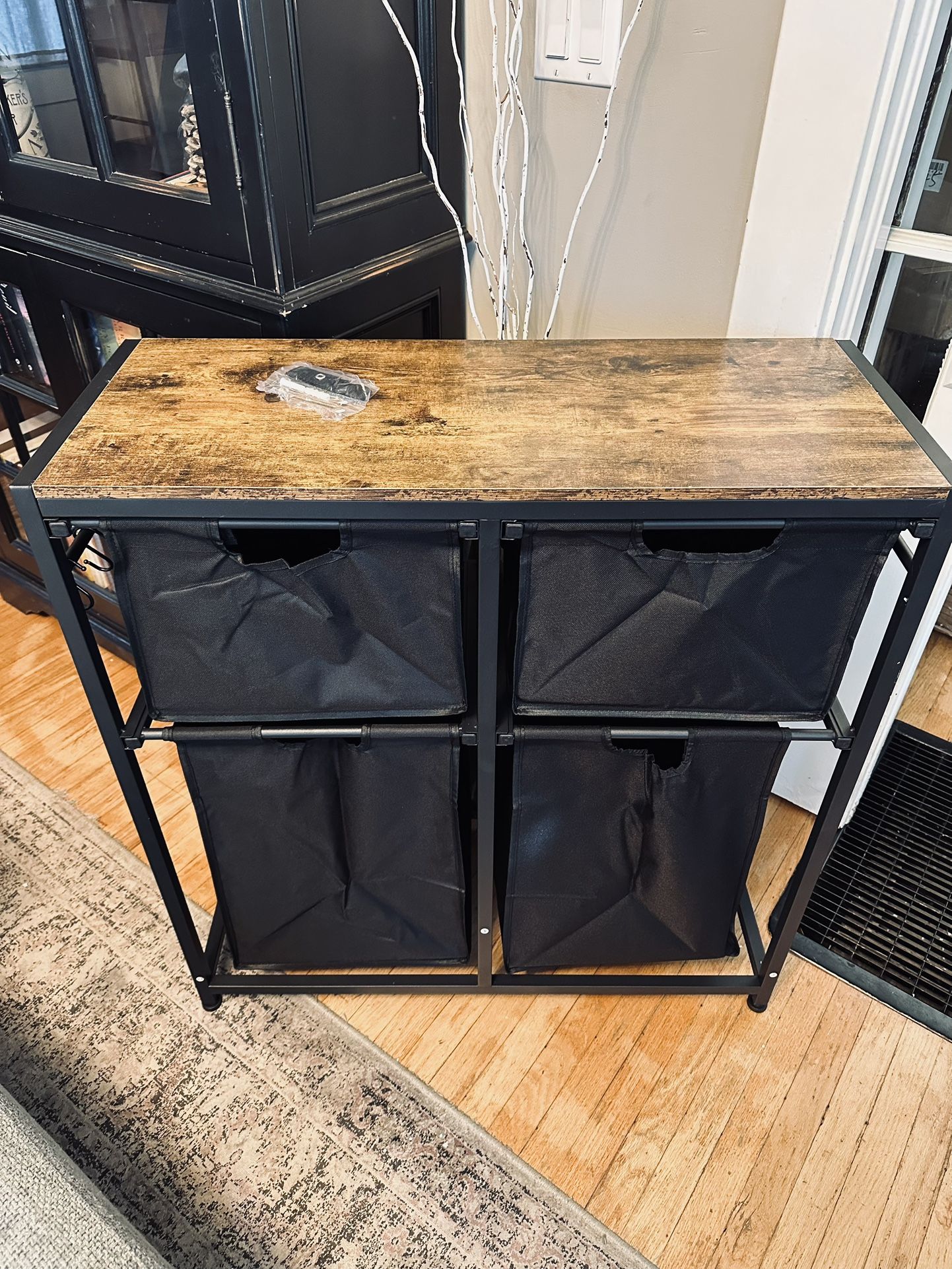 Four Basket Storage Rack