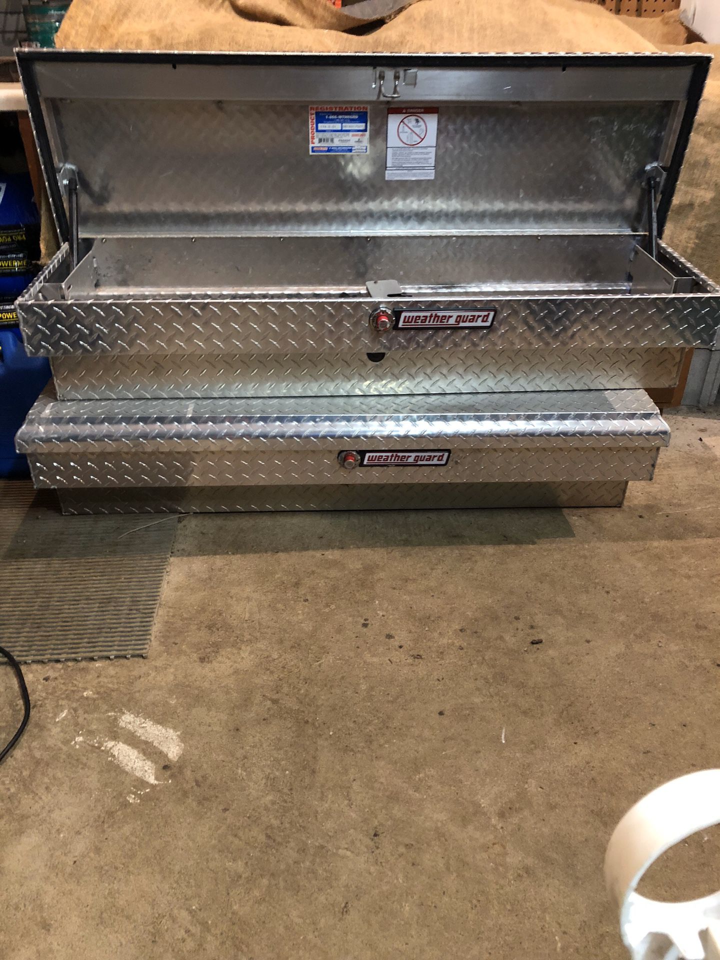 Aluminum side toolboxes by Weatherguard!