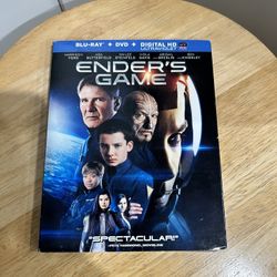 Ender’s Game Blu-Rey, DVD, Digital (New Sealed)