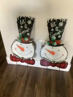 Christmas Garden Stakes 