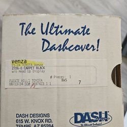 2021 2022 2023 2024 Toyota Venza Dash Cover w/o HUD