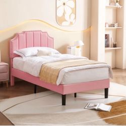Pink Twin Bed
