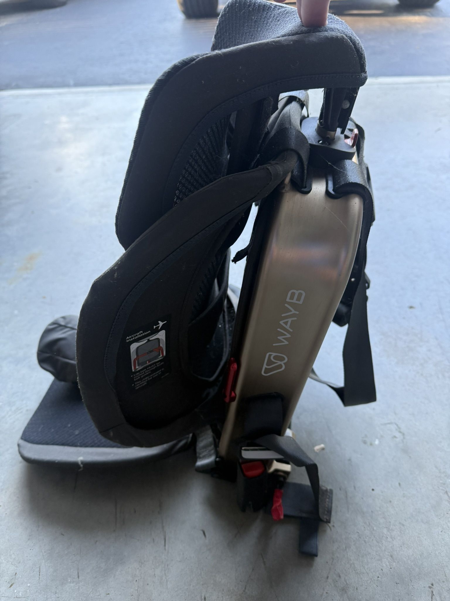 WAYB Pico Travel Car Seat with Bag for 22-50lbs