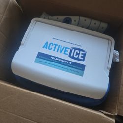 Polar Active Ice 3.0 Cold Therapy Ice Machine System with Programmable Timer, Foot Therapy Compression Pad, Lightweight 9 Quart Cooler, Quiet Pump, St