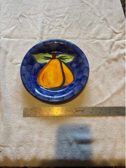 Bella Ceramic Pear Fruit Plate