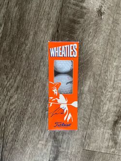 1996 Tiger Woods Wheaties Titleist 3-Pack Golf Ball Sleeve