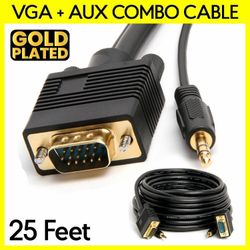 25 Foot VGA Video Display Monitor Cable 

