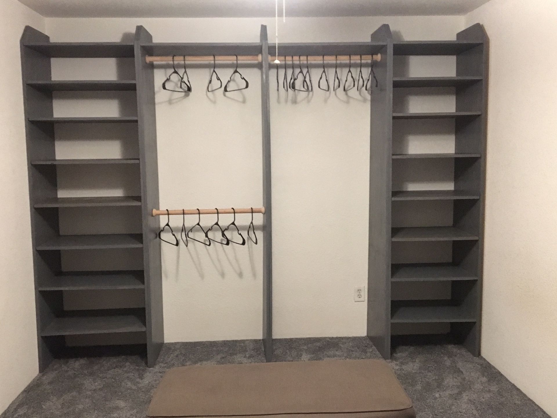 Hand built Walk in closet
