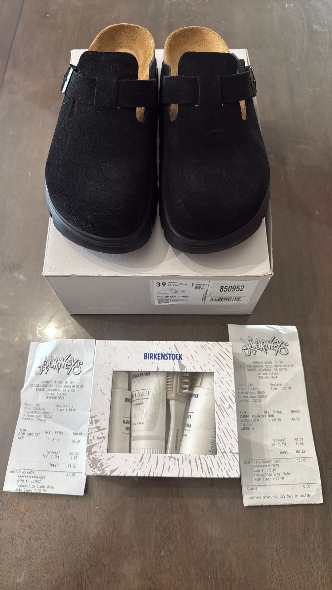 Chunky Birkenstock Black - Women’s Size 8