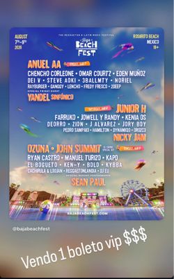 Baja beach fest 2026