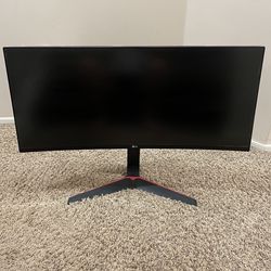 LG 34” curve monitor