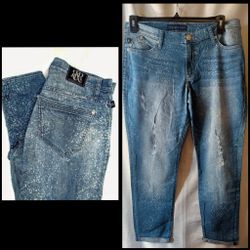 Rock & Republic distressed boyfriend jeans 