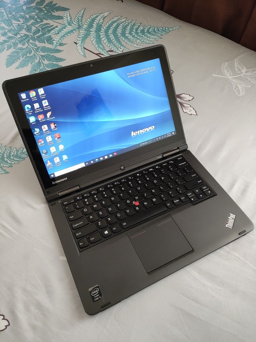 13.3"inch Convertible Designed TOUCHSCREEN Intel Core i5 Lenovo Laptop, 500GB HDD, 4GB RAM,Inbuilt Bluetooth, HDMI, SD Card Reader And a WebCam.