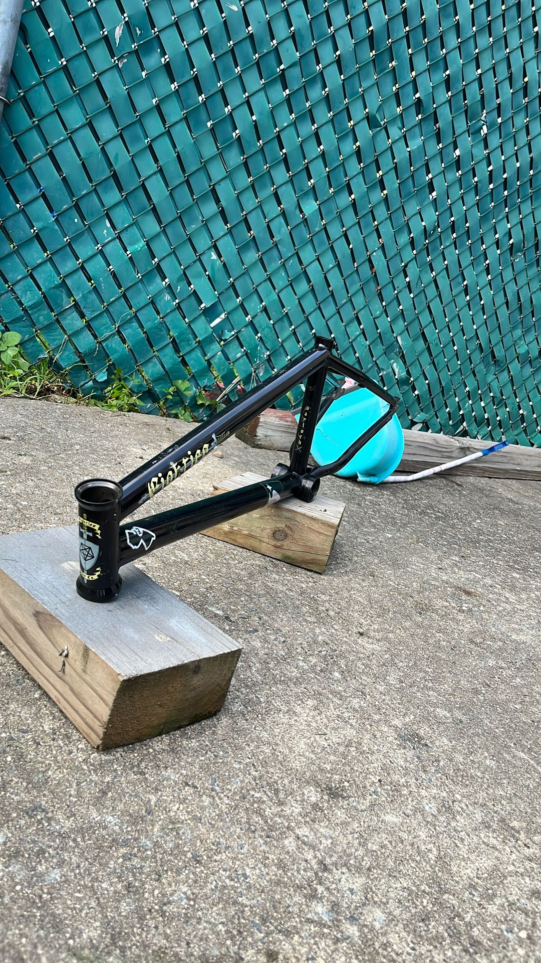 21 Inch Frame Bmx The Eighths No Cracks No Dents. Will Take Best Offer Super Strong Super Reliable Has A Long Backend