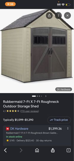 Rubbermaid shed