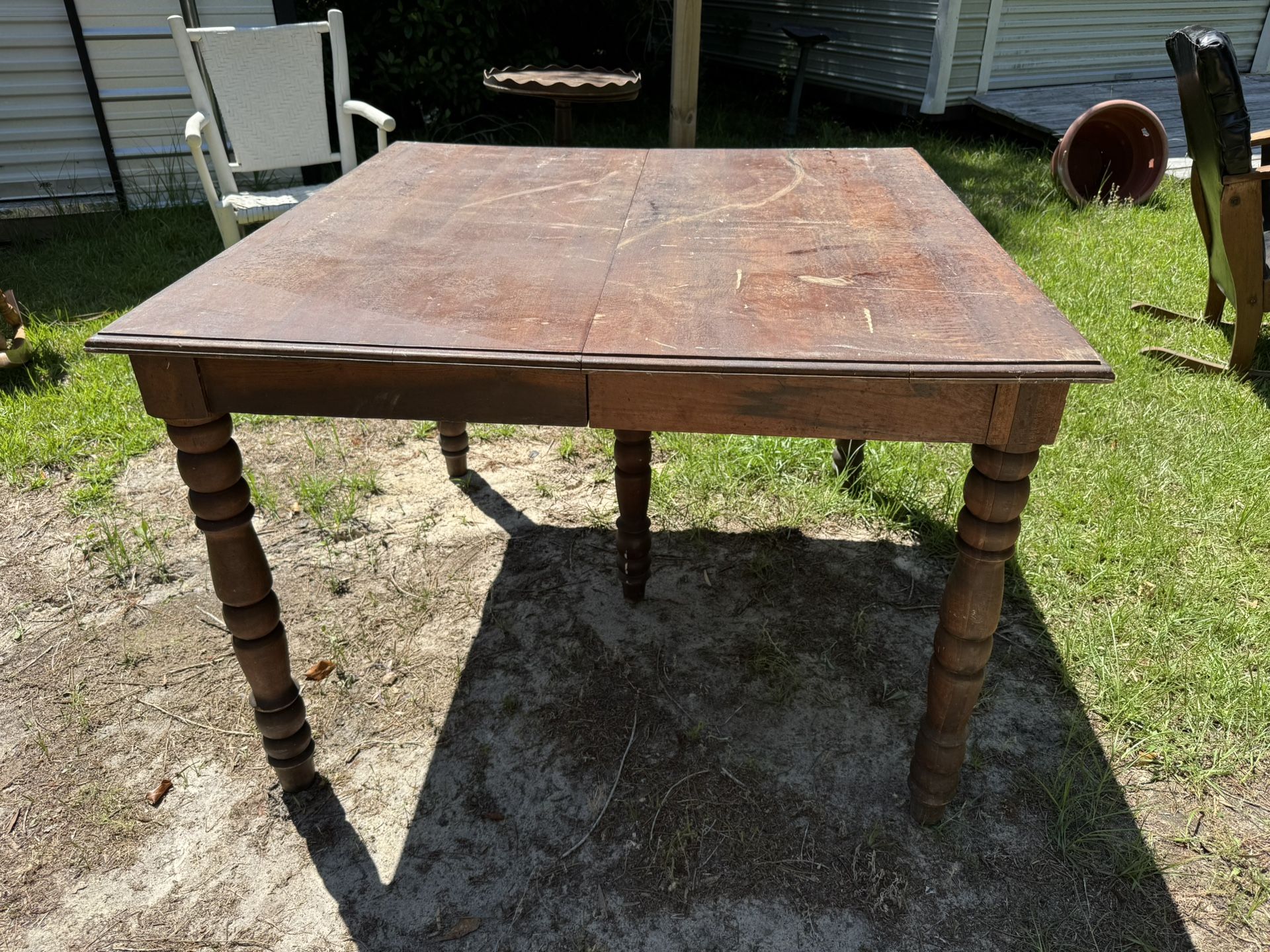Antique 5 Leg Table
