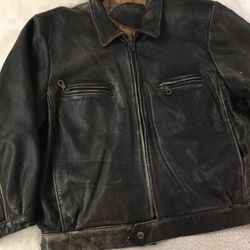 Leather Jacket - Trapper Motorcycle Leather Jacket 