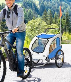 New! Aosom Pet Bike Trailer & Dog Stroller