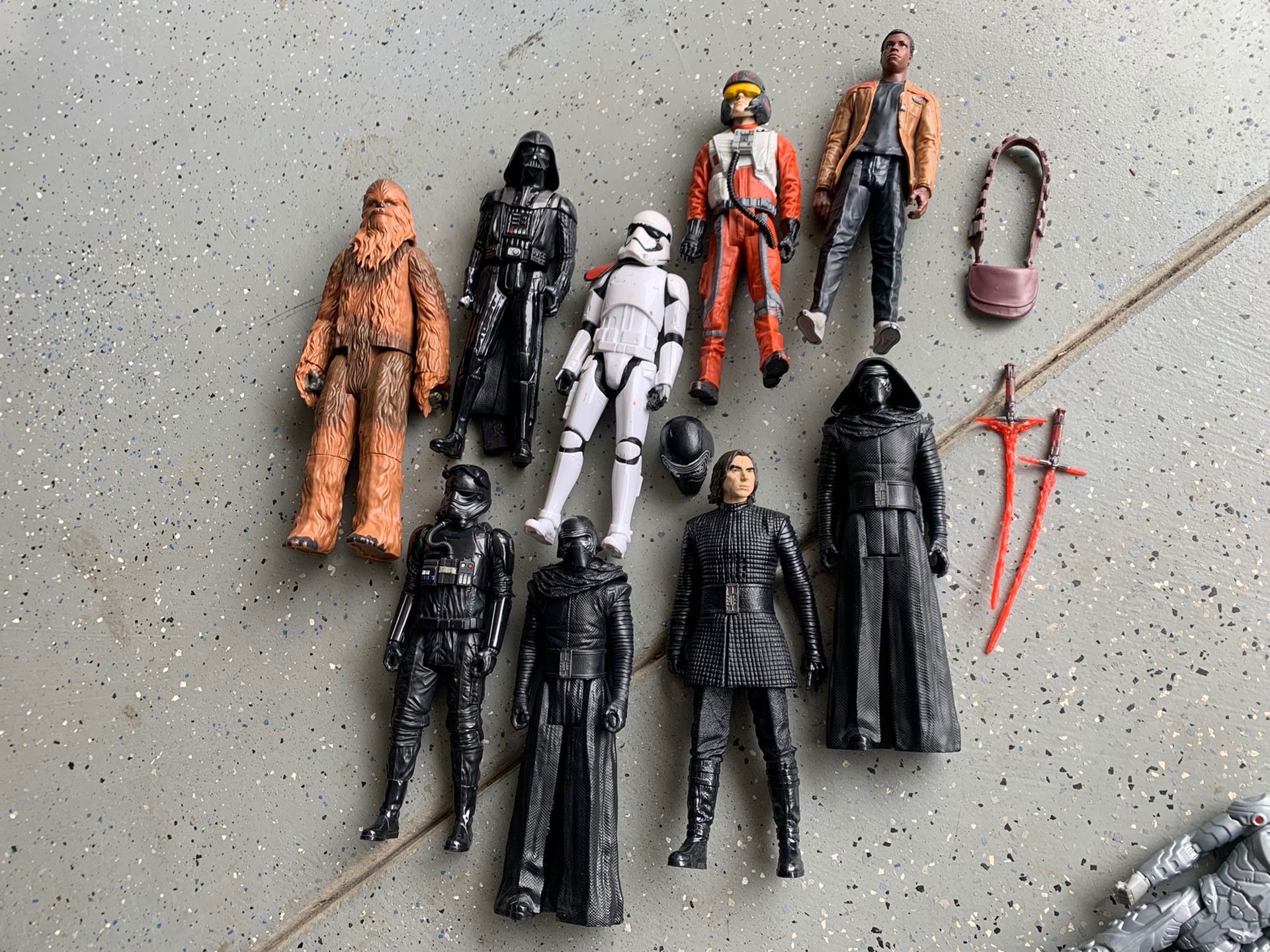 Star Wars 12” Figures. 9 Of Them