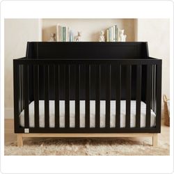 ​babyGap Oxford 6-in-1 Convertible Crib (Ebony / Natural) - Modern Nursery