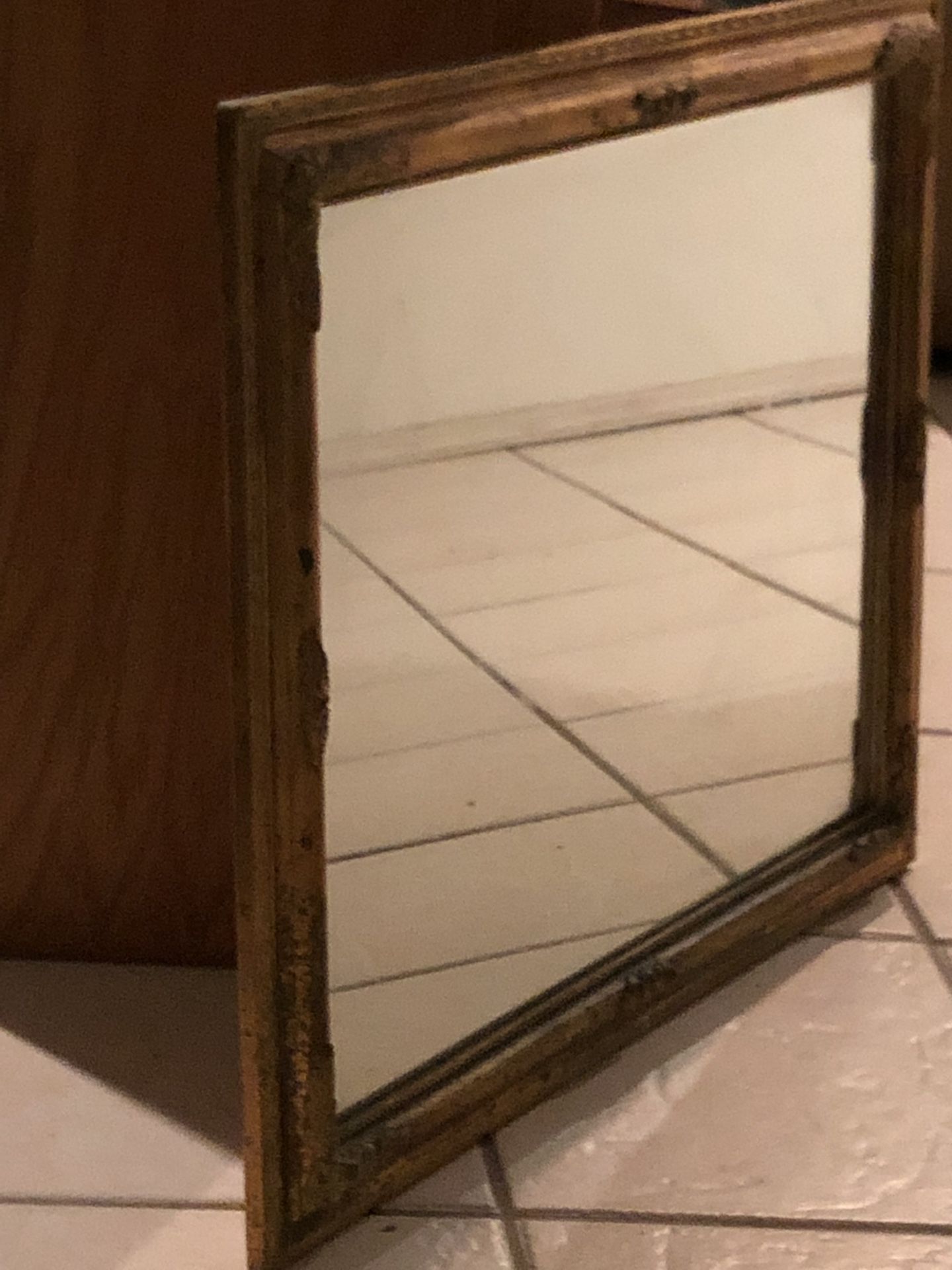 Gold Frame Mirror 