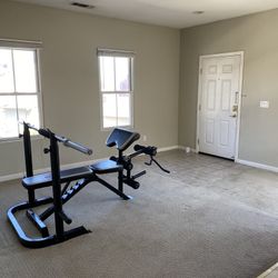 Weight Bench With Bar 