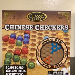 Classic Games Wood Chinese Checkers Set