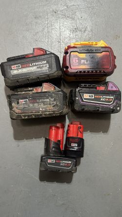 Milwaukee and DeWalt batteries, not working.