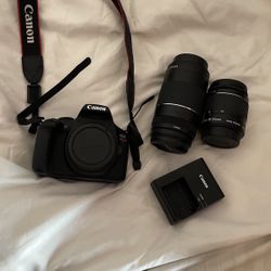 Canon EOS Rebel t7 + photography equipment 