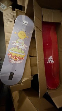 Brand New Skateboard Decks 8.0 in packaging