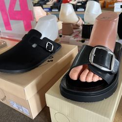 Beautiful Woman Shoes $12 Soda Brand 