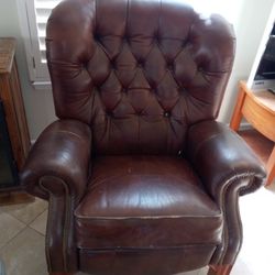 Leather Recliner Chair