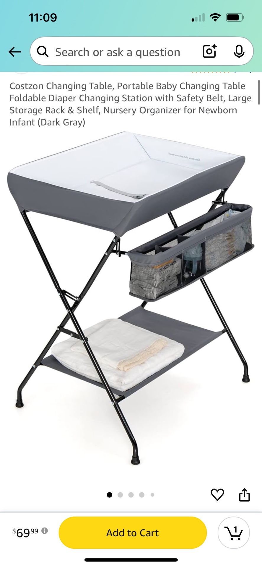 Costzon Diaper Station