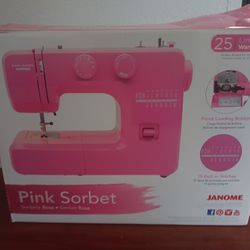 Janome Pink Sorbet Sewing Machine 