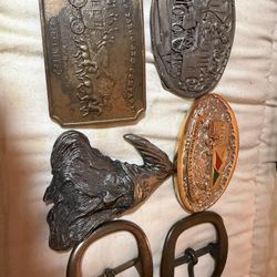 Belt Buckles Vintage No Separating All For $80
