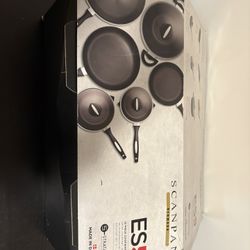 Brand New Scanpan ES5 10-Piece Cookware Set – Nonstick, Stainless Steel, Premium Quality