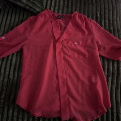 Windsor Chiffon roll-tab sleeve blouse