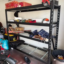 Storage shelves
