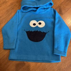 Boys vintage Y2K 90s Sesame Street Cookie Monster hoodie shipping available